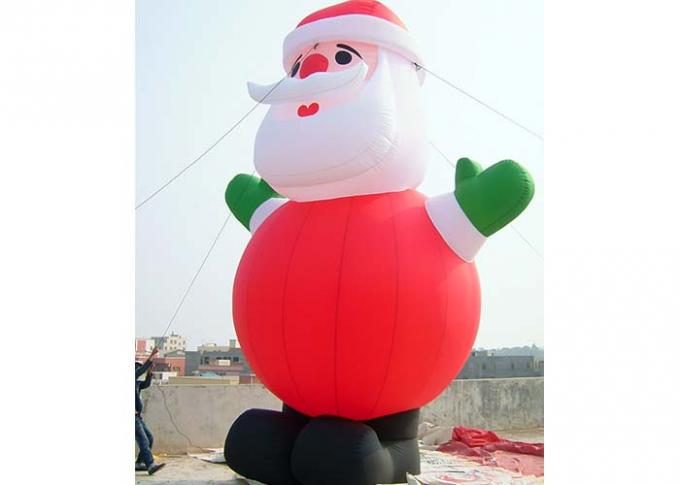 Claus를 광고하는 옥외 귀여운 팽창식 광고 제품 산타클로스