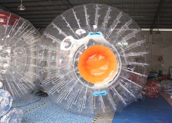 중국 투명한 높은 내구성 Zorb 경사로 경마장을 위한 팽창식 스포츠 게임 60kg 협력 업체
