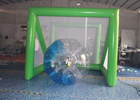 중국 0.55mm PVC 방수포 팽창식 스포츠 게임 아치 축구 목표/Soccar 문 게임을 녹색이 되십시오 협력 업체