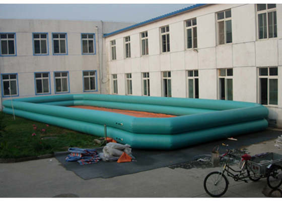 중국 12m * 6m 광고 방송 사각 임대료/Zorb 공을 위한 팽창식 물 수영장 협력 업체
