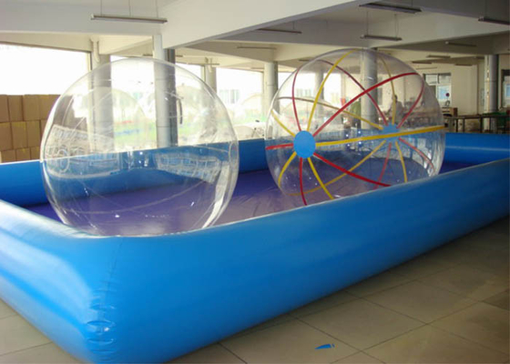 중국 주문 튼튼한 뒤뜰 아이를 위한 팽창식 물 공 수영장 사각/원형은 놉니다 공장