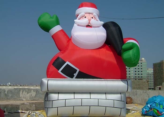 중국 Claus를 광고하는 옥외 귀여운 팽창식 광고 제품 산타클로스 공장